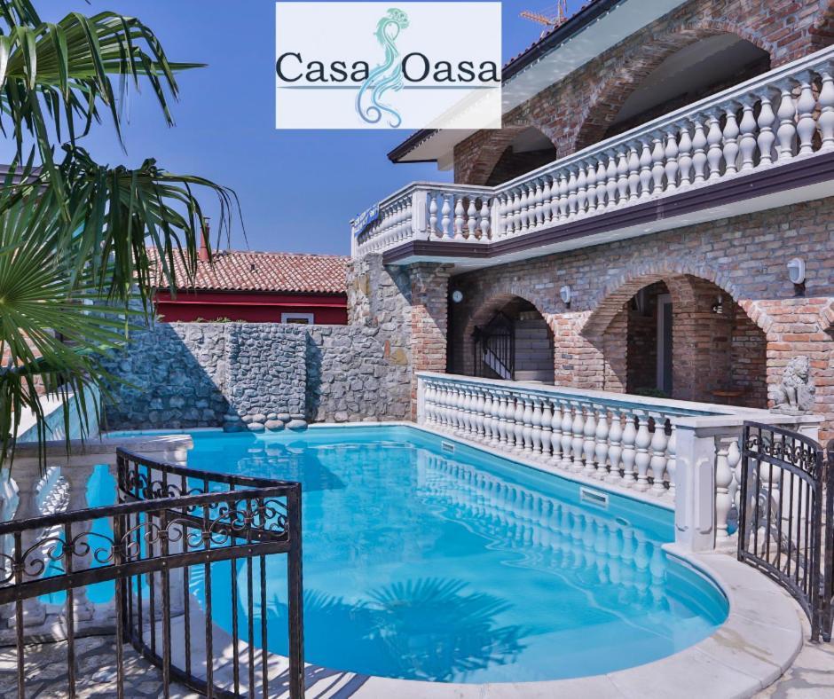 Casa Oasa -Accommodation , Pizzeria & Bar Marezige Luaran gambar