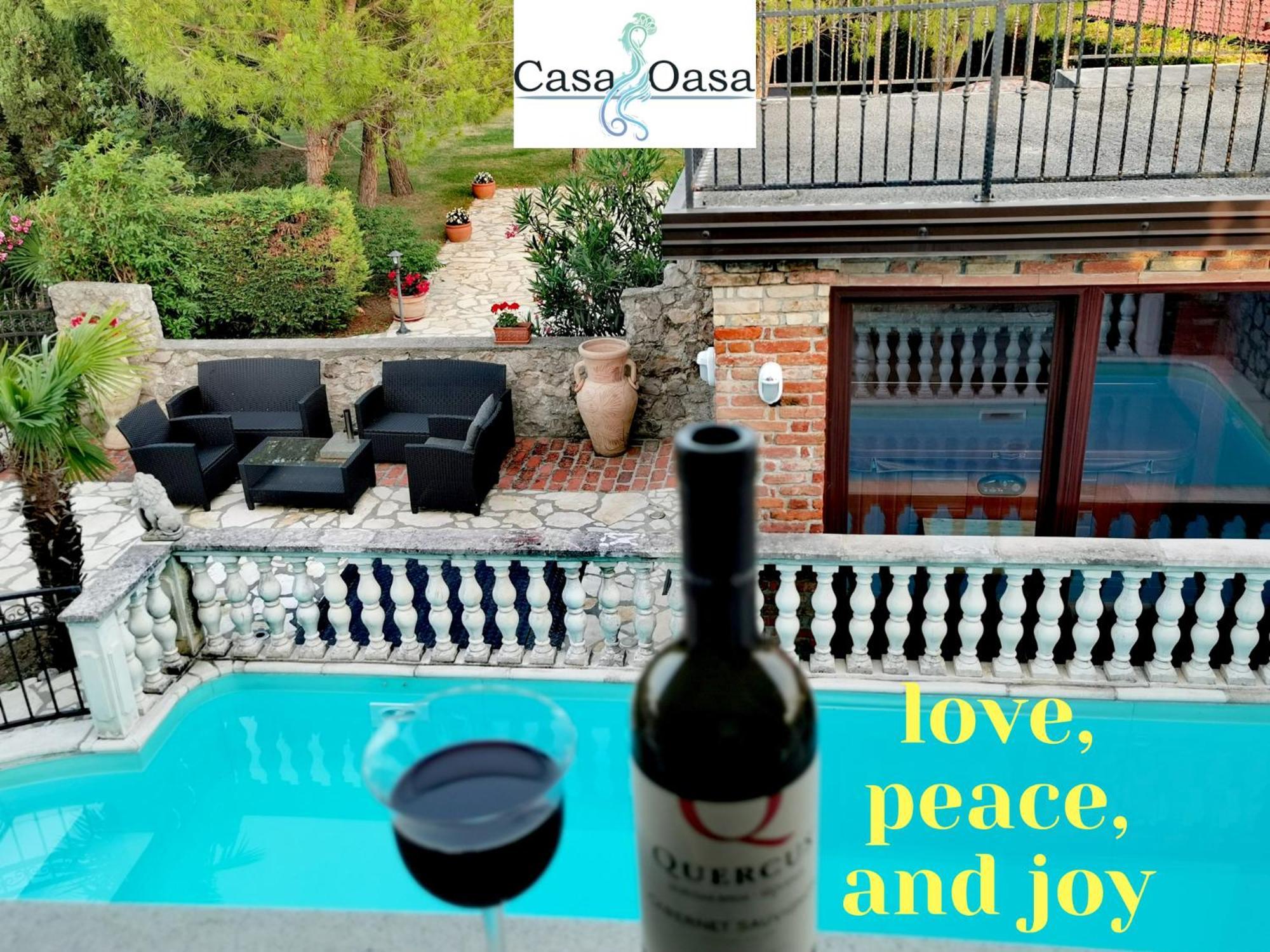 Casa Oasa -Accommodation , Pizzeria & Bar Marezige Luaran gambar